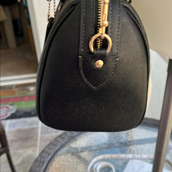 Coach Rowan Black Leather Crossbody Bag - Picture 8 of 11